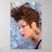 Mooi Poster met korte haartjes (Voorkant)