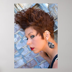 Mooi Poster met korte haartjes