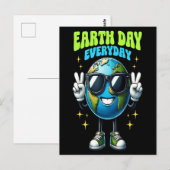 Mooi poster op Earth Day 2026 Briefkaart (Voorkant / Achterkant)