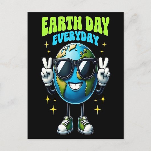 Mooi poster op Earth Day 2026 Briefkaart (Voorkant)