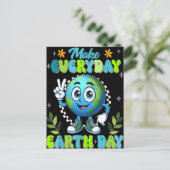Mooi poster op Earth Day 2026 Briefkaart (Staand voorkant)