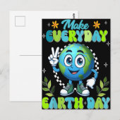 Mooi poster op Earth Day 2026 Briefkaart (Voorkant / Achterkant)