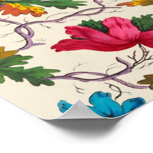 Mooi Poster van Botanische Illustratie (Hoek)