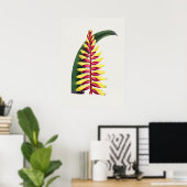 Mooi Poster van Botanische Illustratie (Thuiskantoor)