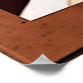 Mooi Poster van de Deco Lady van de Kunst (met vog (Hoek)