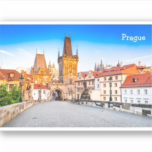 Mooi Praag Sticker (Voorkant)