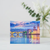 Mooi Praag, Tsjechië Briefkaart (Staand voorkant)