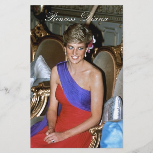 Mooi! Princess Diana Thailand 1988 Briefpapier (Voorkant)