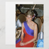 Mooi! Princess Diana Thailand 1988 Briefpapier (Voorkant / Achterkant)