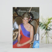 Mooi! Princess Diana Thailand 1988 Briefpapier (Staand voorkant)