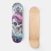 Mooi Princesse Schedel Skateboard (Voorkant)