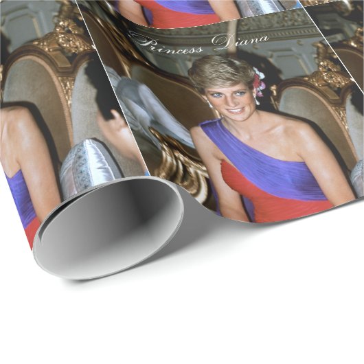 Mooi! Prinses Diana Thailand 1988 Cadeaupapier (Rol Hoek)