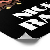 Mooi rack - grappige ribben en BBQ Poster (Hoek)