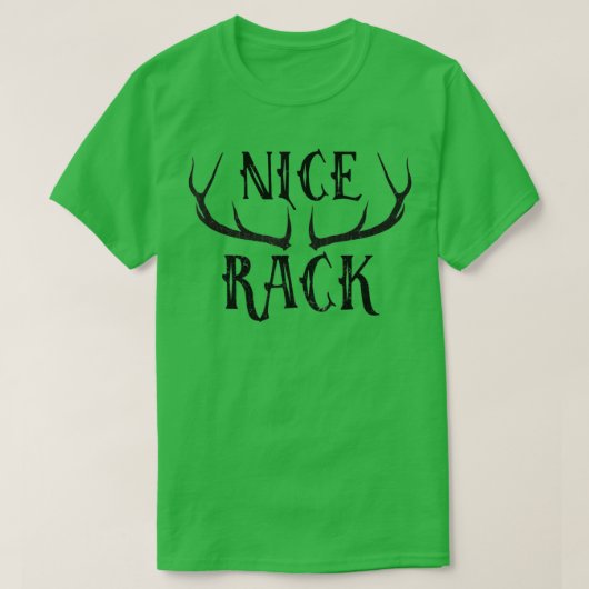 Mooi rack met Antlers T-shirt (Design voorkant)