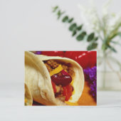 Mooi recept van Burrito voor liefhebbers van voeds Briefkaart (Staand voorkant)