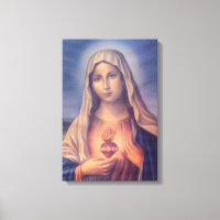 Mooi Religieus heilig hart van Maagd Mary