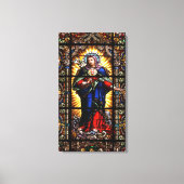 Mooi Religieus heilig hart van Maagd Mary Canvas Afdruk (Voorkant)