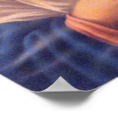 Mooi Religieus heilig hart van Maagd Mary Poster (Hoek)