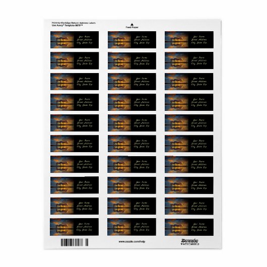 Mooi retouradres etiket (Full Sheet)