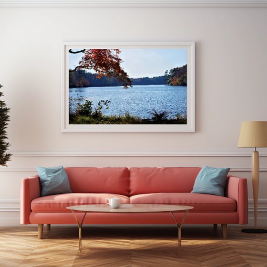 Mooi Riverside Uitzicht Foto Afdruk