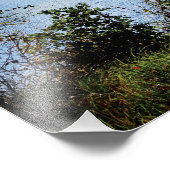 Mooi Riverside Uitzicht Foto Afdruk (Hoek)