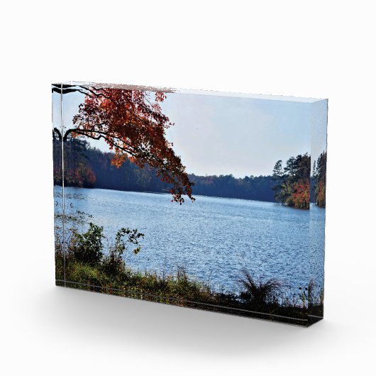 Mooi Riverside Uitzicht Fotoblokken (Rechts)