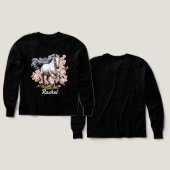 Mooi Roan paard (Voorkant /achterkant)