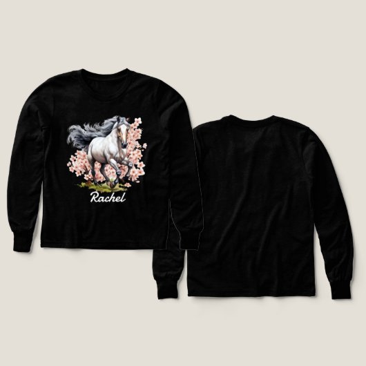 Mooi Roan paard (Voorkant /achterkant)