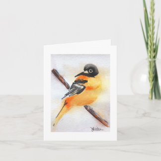 Mooi Robin Waterverf Kerstkaart Kaart