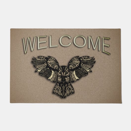 Mooi Roestend welkom Deurmat (Voorkant)