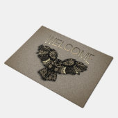 Mooi Roestend welkom Deurmat (Schuin)