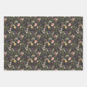 Mooi Romantisch Klein Helder Aquarel Wilde Bloem Inpakpapier Vel (Voorkant)