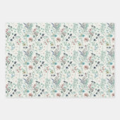 Mooi Romantisch Klein Licht Waterverf Wildbloem Inpakpapier Vel (Voorkant 2)