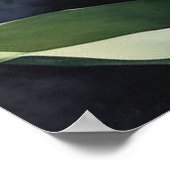 Mooi romantisch tulpenveld poster (Hoek)