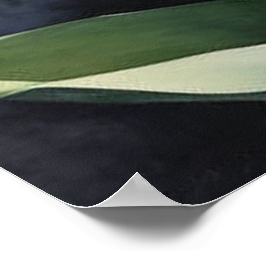 Mooi romantisch tulpenveld poster (Hoek)