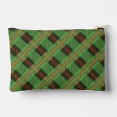 Mooi rood en groen geruite patroon etui (Achterkant)