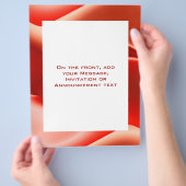 mooi rood flyer (Hand)