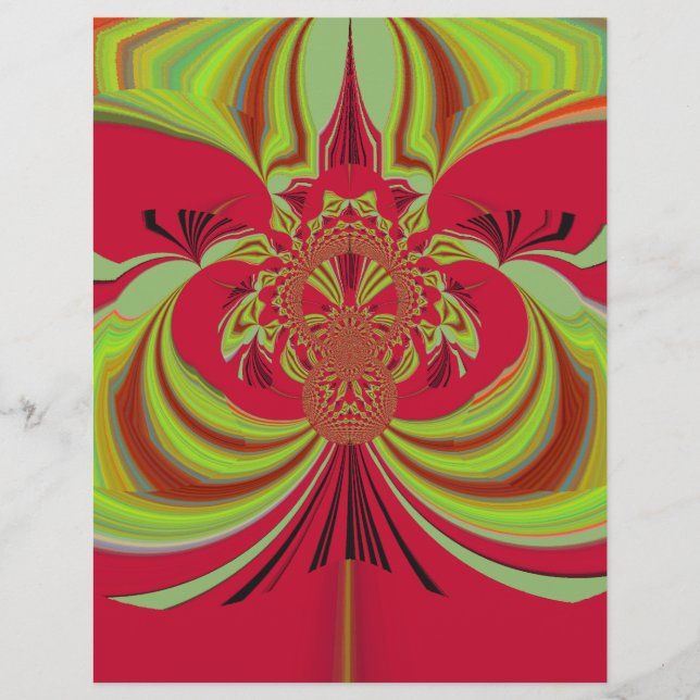 Mooi rood geel ontwerp. Inspiratie vector co (Voorkant)
