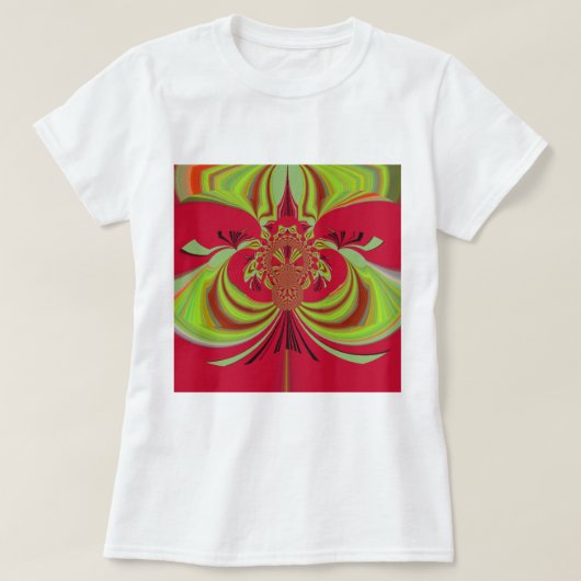 Mooi rood geel ontwerp. Inspiratie vector co T-shirt (Design voorkant)