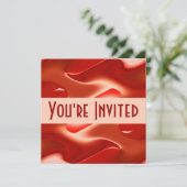 mooi rood kaart (Staand voorkant)