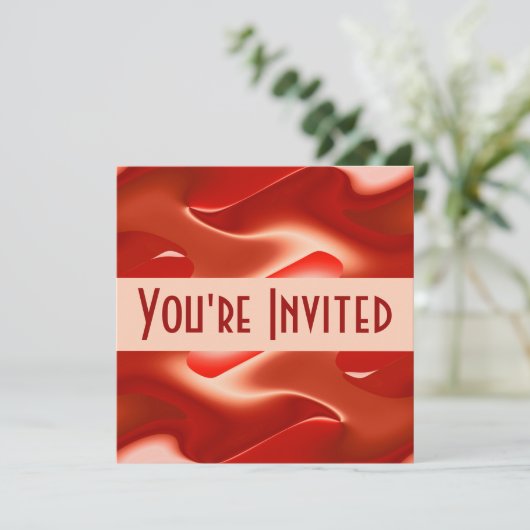 mooi rood kaart (Staand voorkant)