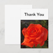 Mooi Roos Bedankkaart (Voorkant / Achterkant)