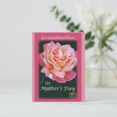 Mooi Roos Briefkaart (Staand voorkant)