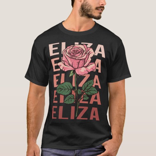 Mooi Roos - Eliza Naam T-shirt (Voorkant)