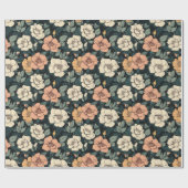 Mooi Roos Flower Destination Wrapping Paper Cadeaupapier (Vlak)