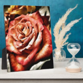 Mooi Roos Fotoplaat (Zijkant)