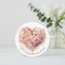 Mooi Roos gekleurd Waterverf hart