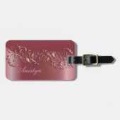 Mooi Roos Gold Bagagelabel (Voorkant horizontaal)