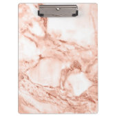 Mooi Roos Gold Sparkle Faux Marble Pattern Klembord (Voorkant)