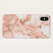 Mooi Roos Gold Sparkle-marmer-patroon Case-Mate iPhone Case (Achterkant (horizontaal))